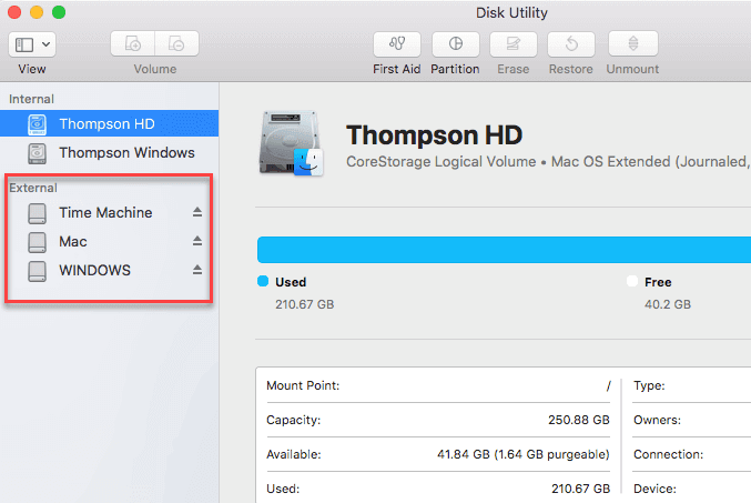 formatting a mac drive for windows